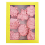 8 Piece Bee Cookie Cutters Set for Baking Tools