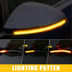 Mirror Turn Signal Light for BMW Plastic Black Transparent 1 Pair