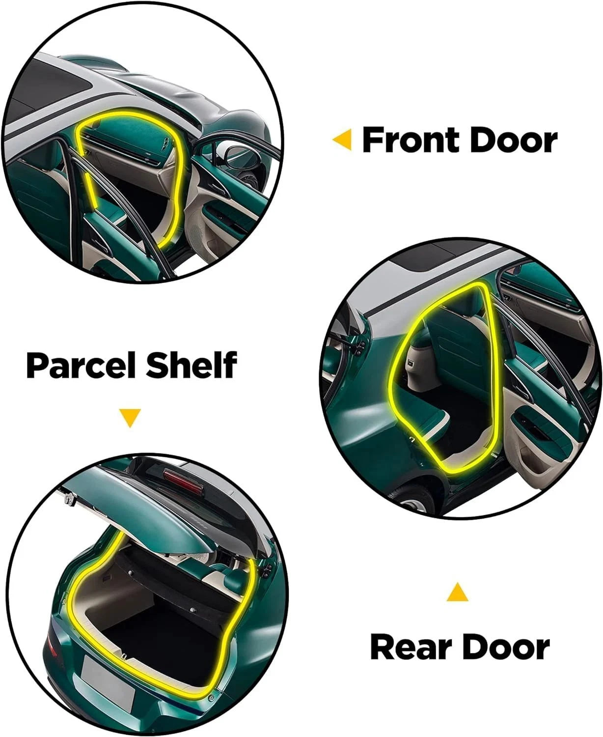 20FT 6M Car Rubber Seal Trim Molding Door Edge Protector (2010-2012)