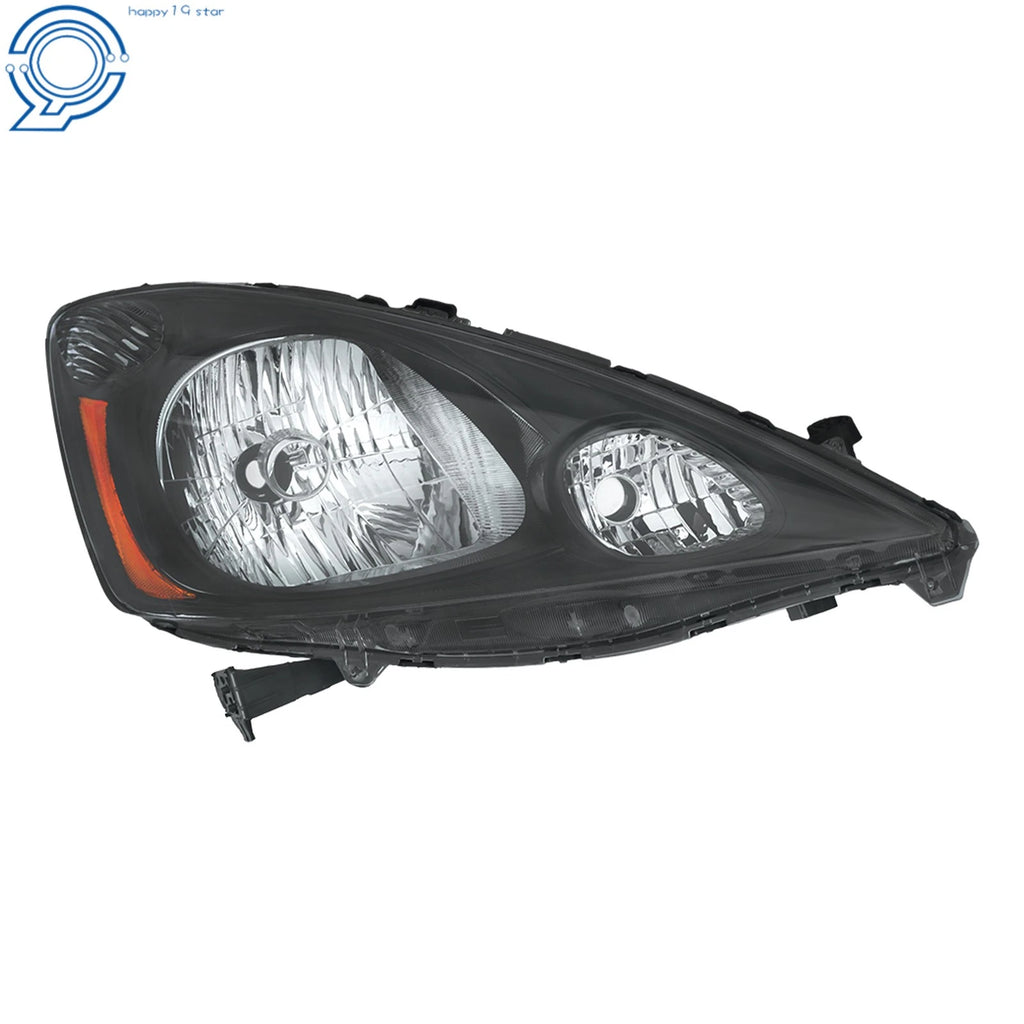 Halogen Headlights for Honda Fit Sport (2009–2011) Black Housing