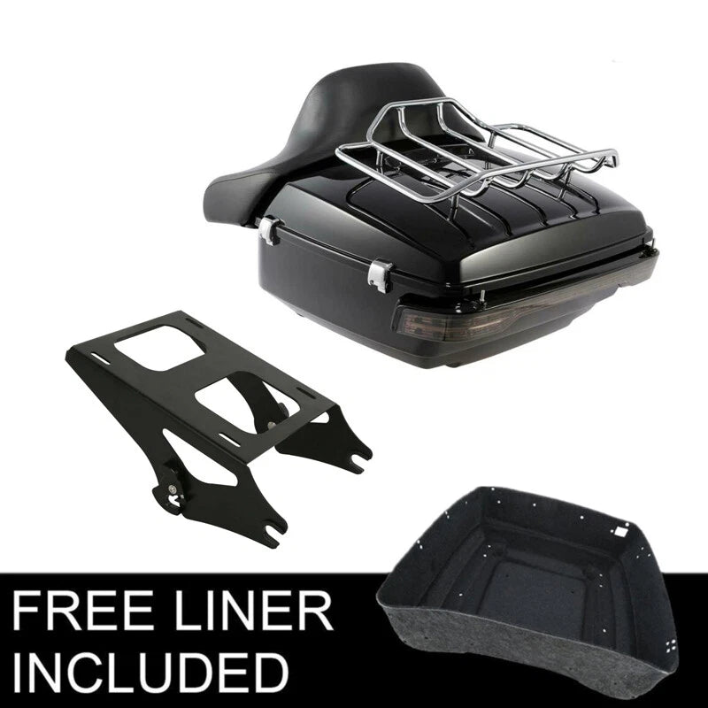 LED Trunk Pad Rack for Harley Touring Street Glide (2014–2026)