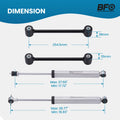 2.5" Suspension Lift Kit with Shocks for Jeep Wrangler JK (2007–2018)
