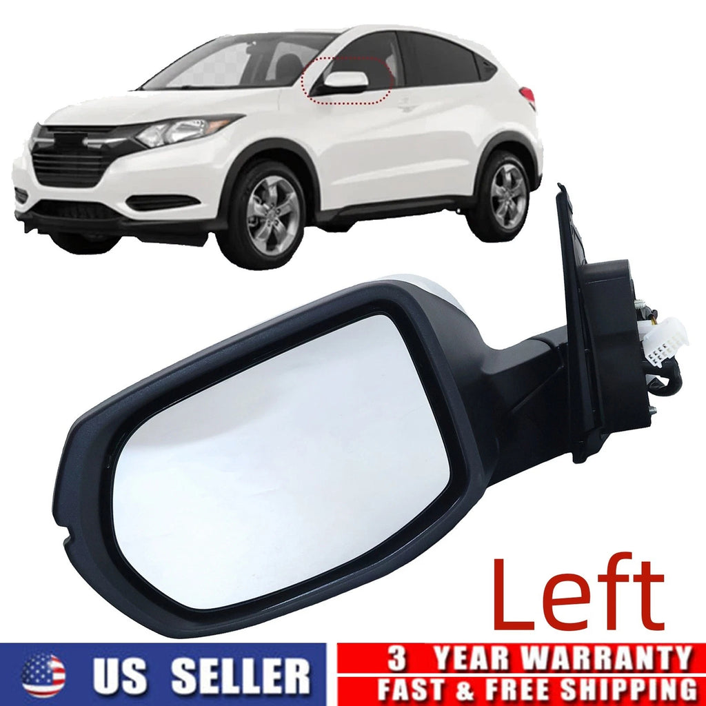 Left Side Manual Folding Mirror with Signal Light & Heat for Honda HR-V (2016–2018)