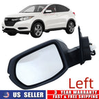 Left Side Manual Folding Mirror with Signal Light & Heat for Honda HR-V (2016–2018)