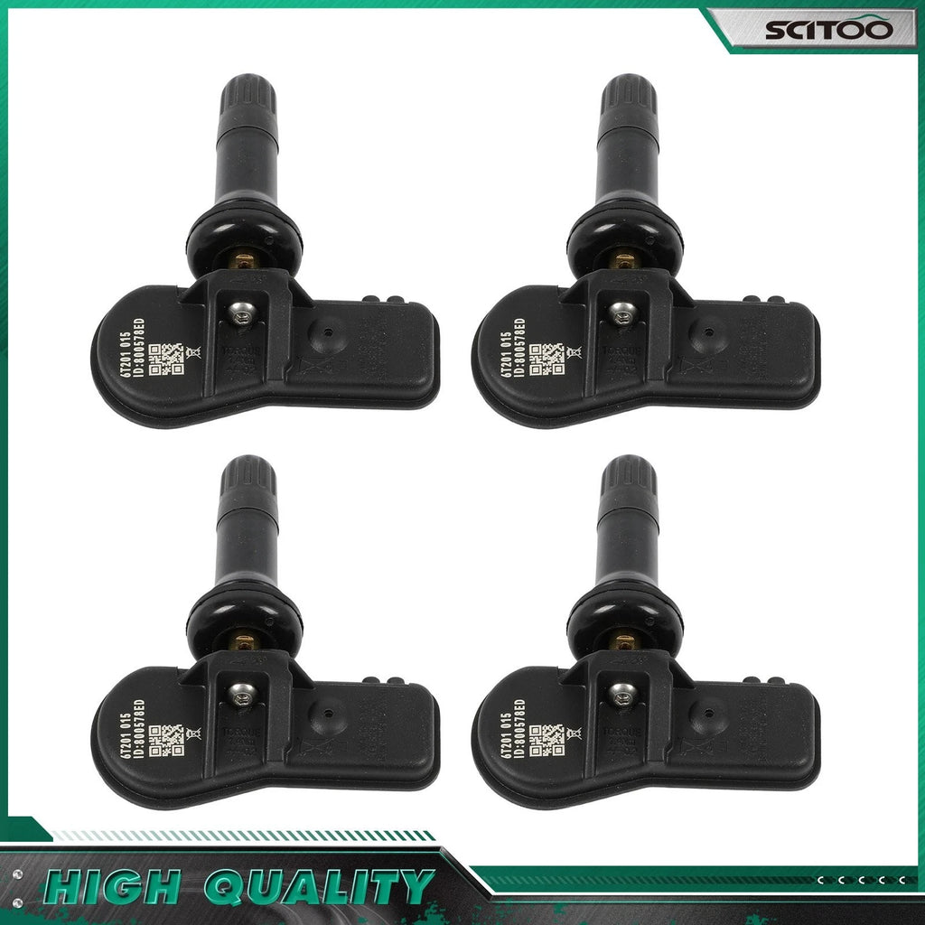 Set of 4 TPMS Tire Pressure Sensors for KIA Hyundai (2017–2023) 433MHz