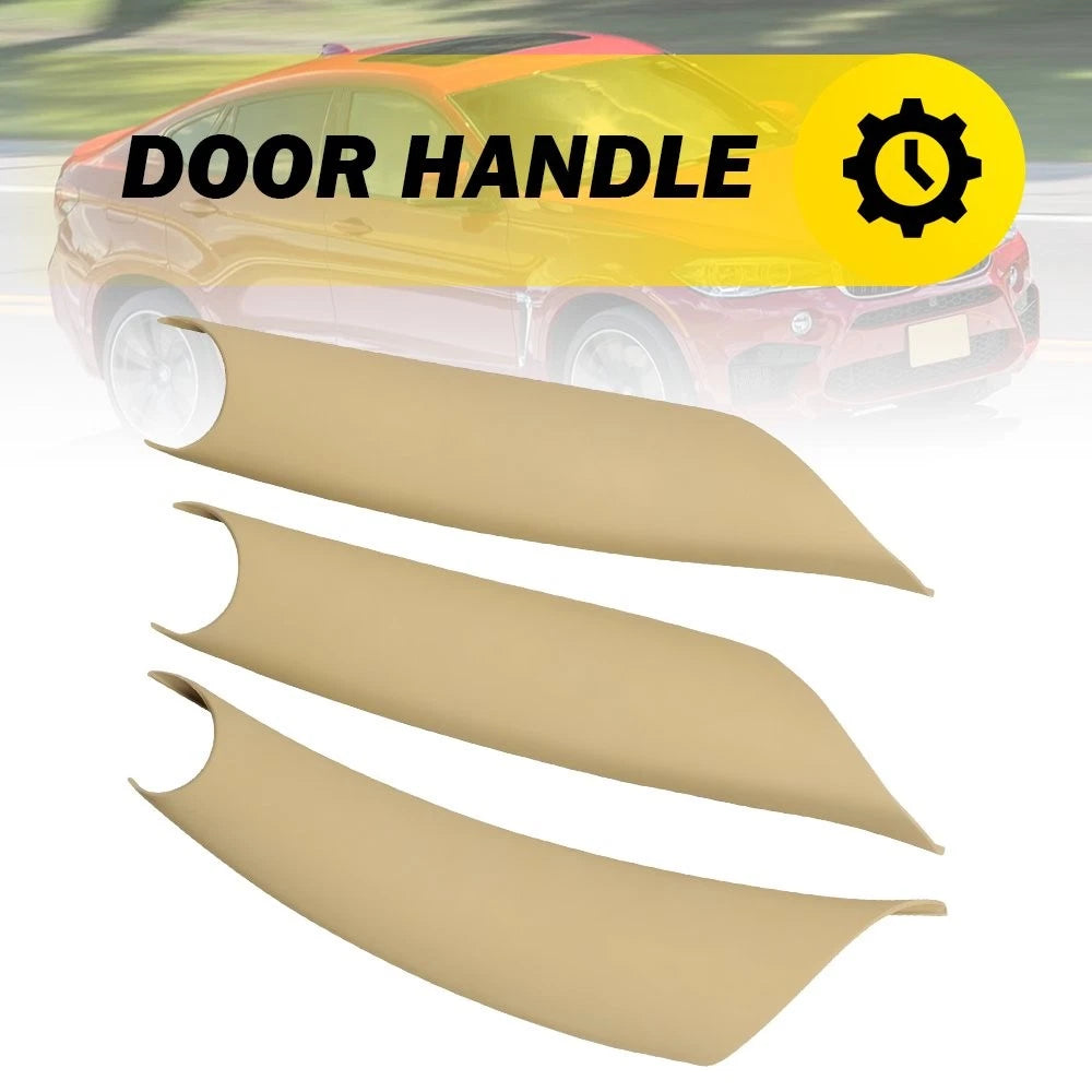 Set of 3 Interior Door Pull Handle Covers for BMW X5 F15 X6 F16 (2014–2018)