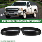 Set of 2 Rearview Mirror Covers for Chevrolet Silverado 1500 (2019–2023)