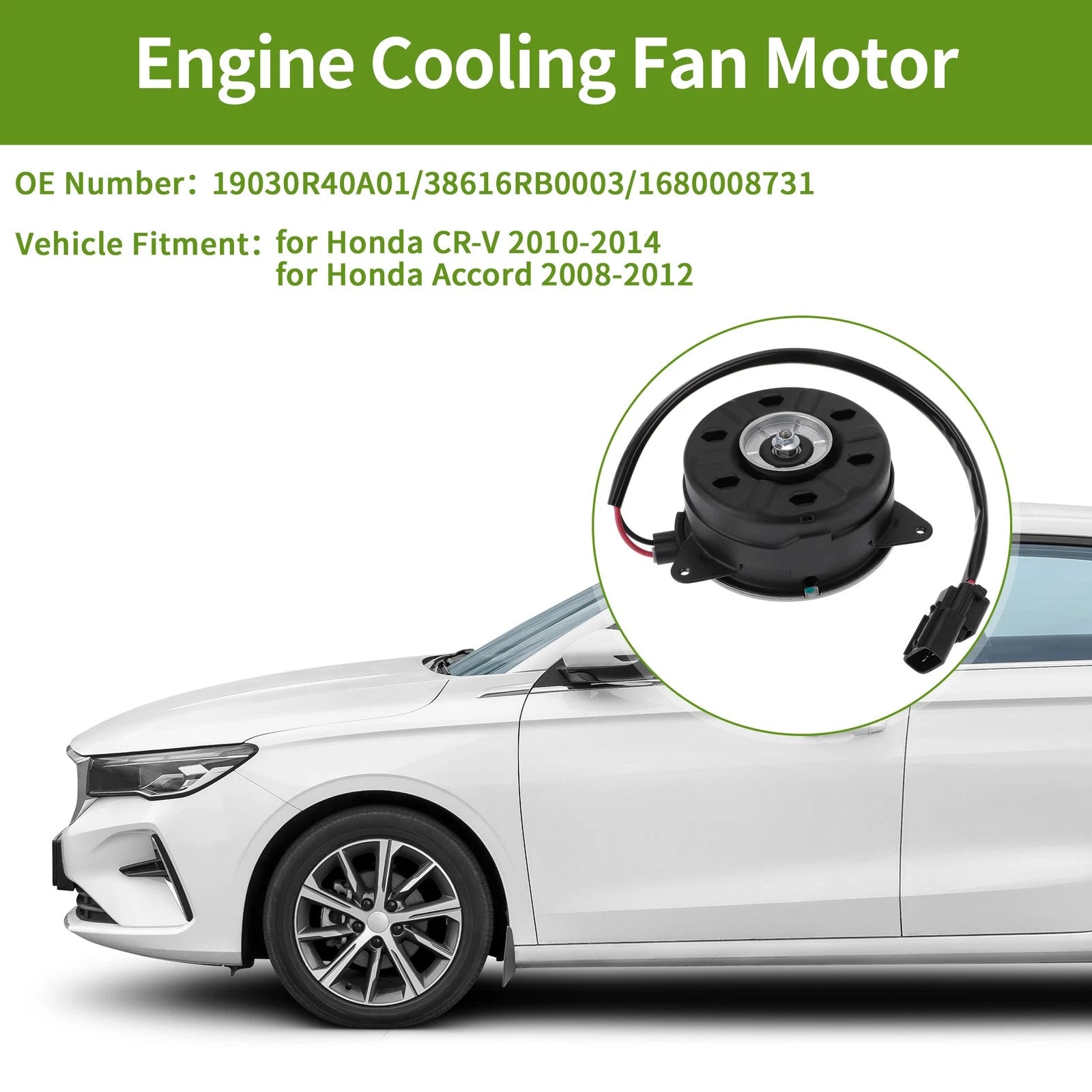 Radiator Fan Motor for Honda CR-V (2010–2014) No. 19030R40A01