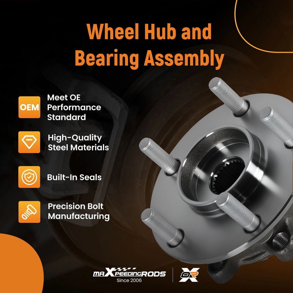 Front Wheel Hub Assembly Set for Mazda 3 Sport CX-3 (2014-2020)