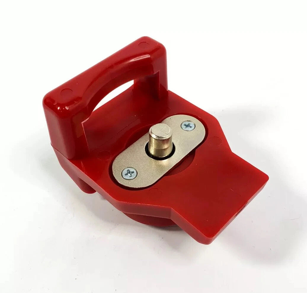 Glad Hand Lock Keyed Alike Red Universal with Two Keys (Universal Fit)
