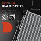 Radiator with Transmission Oil Cooler for Suzuki Grand Vitara (1999–2001)