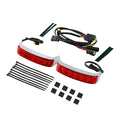 Saddlebag LED Run Brake Turn Light Red Lens for Harley Road Glide FLHTK (2014–2023)