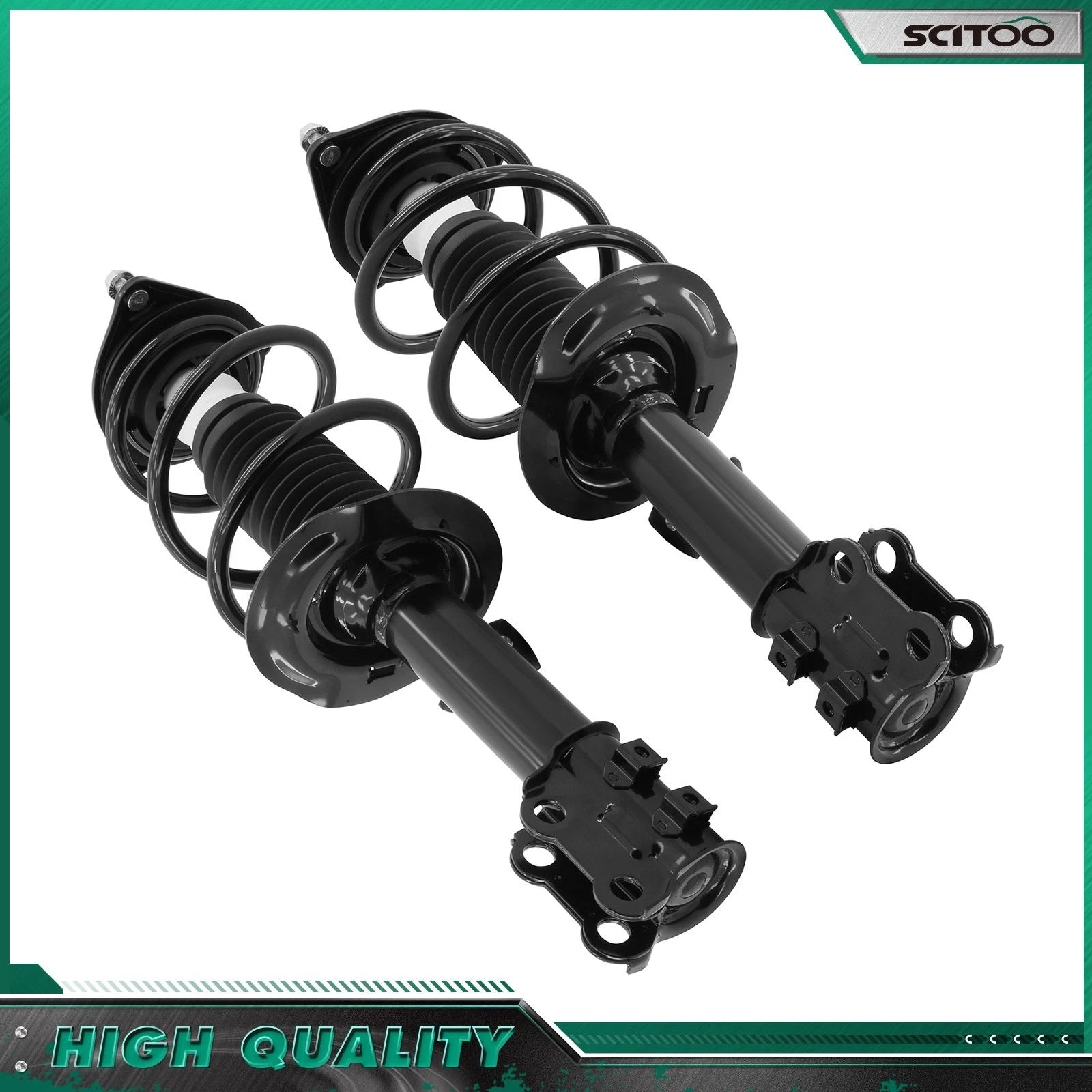 Set of 2 Complete Struts Springs for Hyundai Sonata (2011–2014) & Kia Optima (2011–2015)