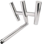 3 Tube Fishing Rod Holder for Boat (Stainless Steel)