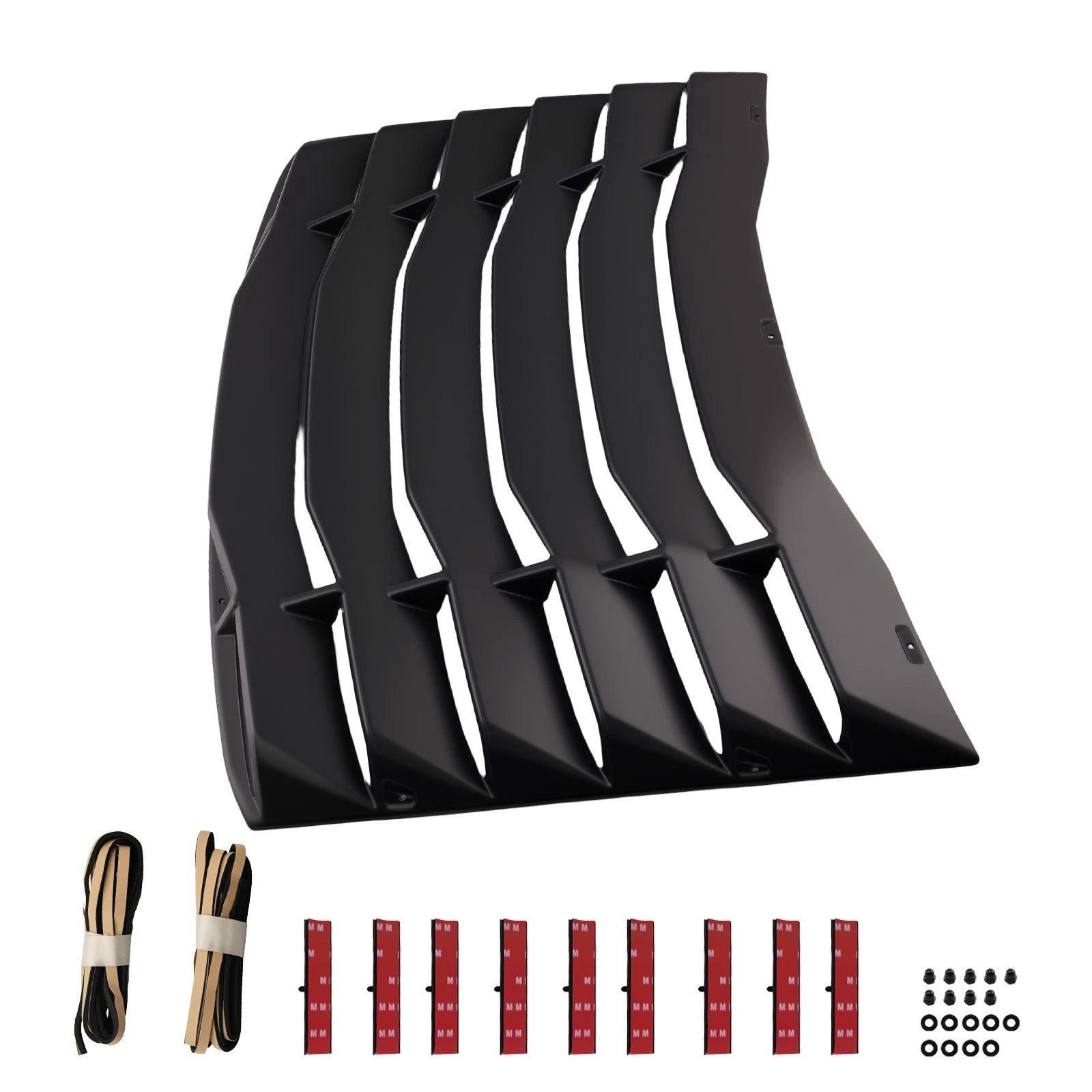 Rear Windshield Louver for Chevrolet Camaro (2016–2024) Matte Black Plastic