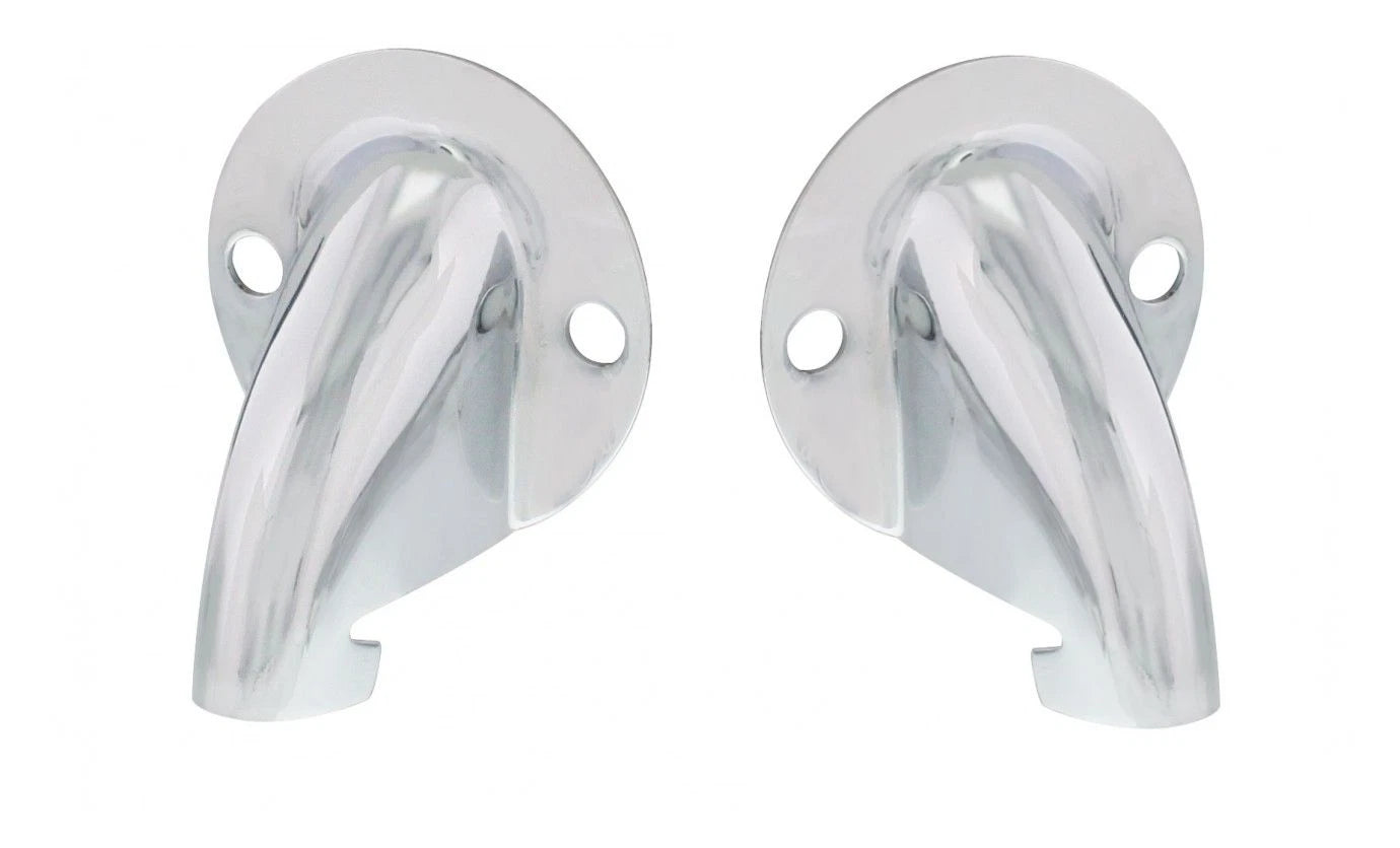 Tail Light Covers Chrome Wire Shields Pair for Ford (1928–1966)