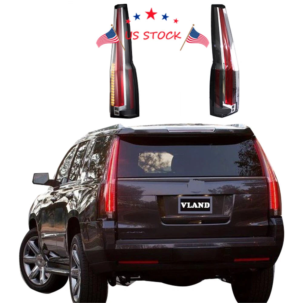 LED Tail Lights for GMC Yukon (2015–2020) - Cadillac Escalade Style