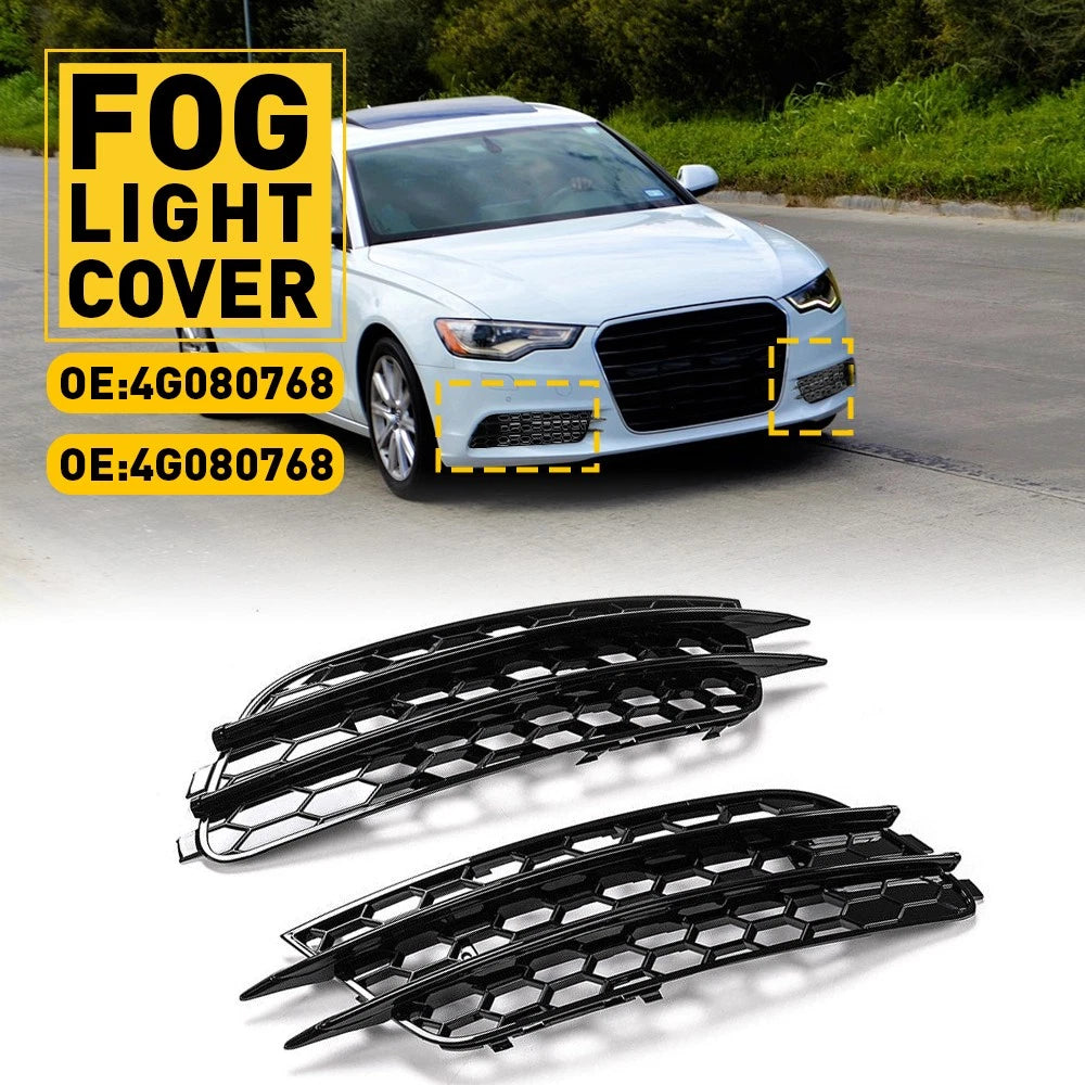 Honeycomb Fog Light Grille for Audi A6 C7 Sedan (2012–2015)