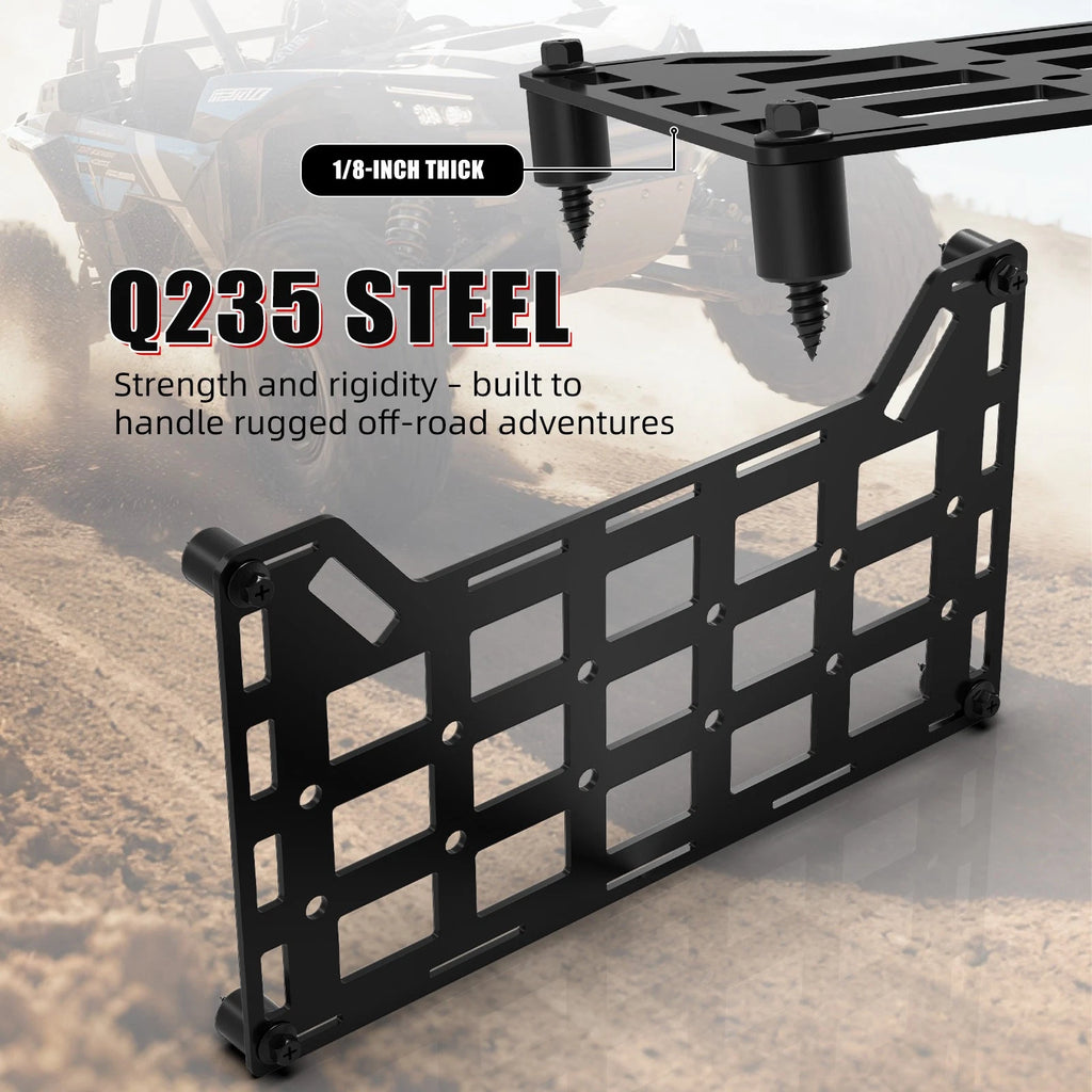 Molle Panel for Can-Am Maverick X3 (2017–2023) Steel Black 1/8 Inch