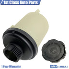 Power Steering Reservoir w/ Cap for Volvo V70 XC70 XC60 XC90 S80 (2007–2014)
