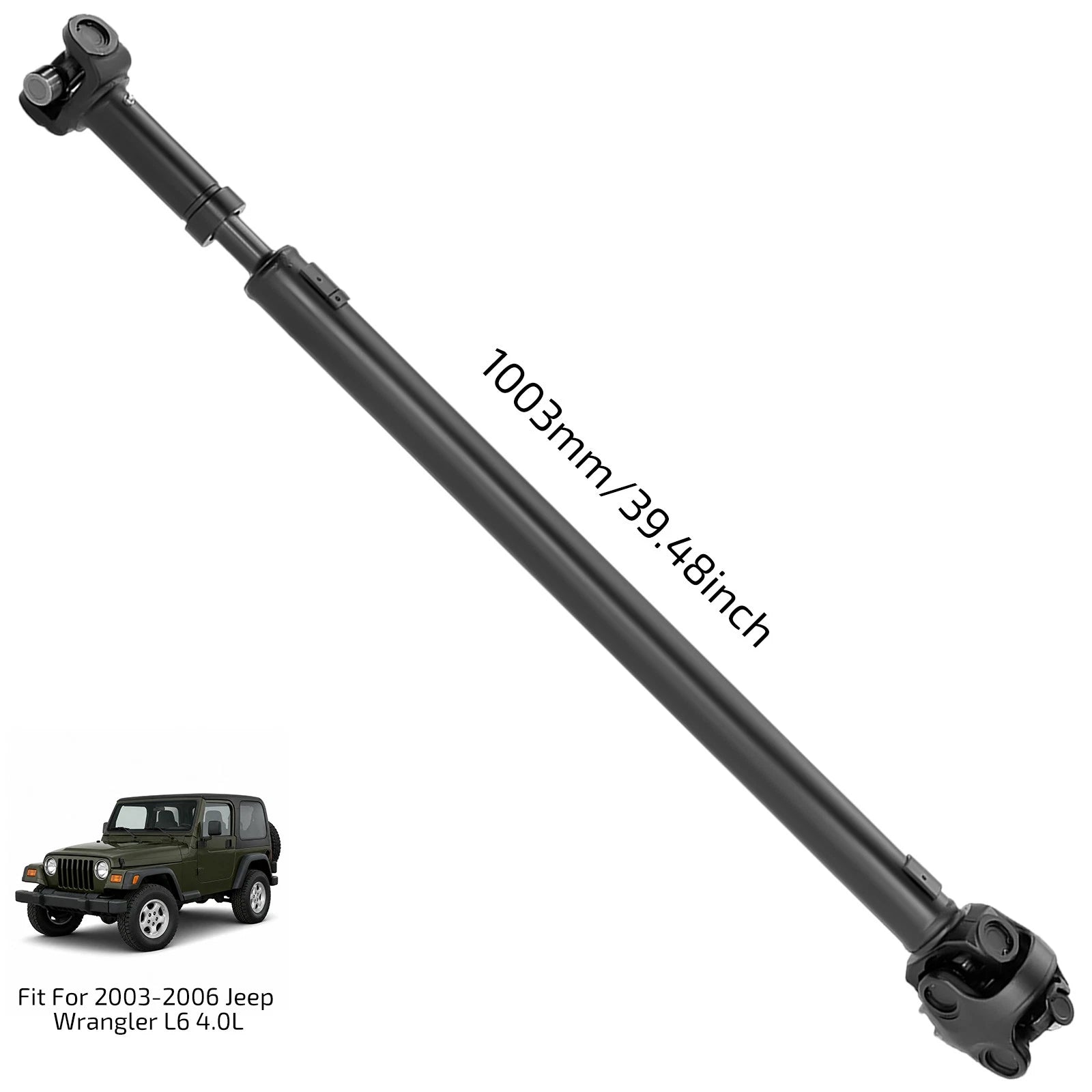 Front Drive Shaft Assembly for Jeep Wrangler TJ (2003–2006) L6 4.0L 4WD