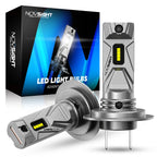 2X H7 LED Headlight Bulbs Kit for NOVSIGHT (16000LM, 6500K)