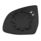 Heated Right Rearview Mirror Glass with Backing Plate 51168291220 for BMW X5 (2000–2006)