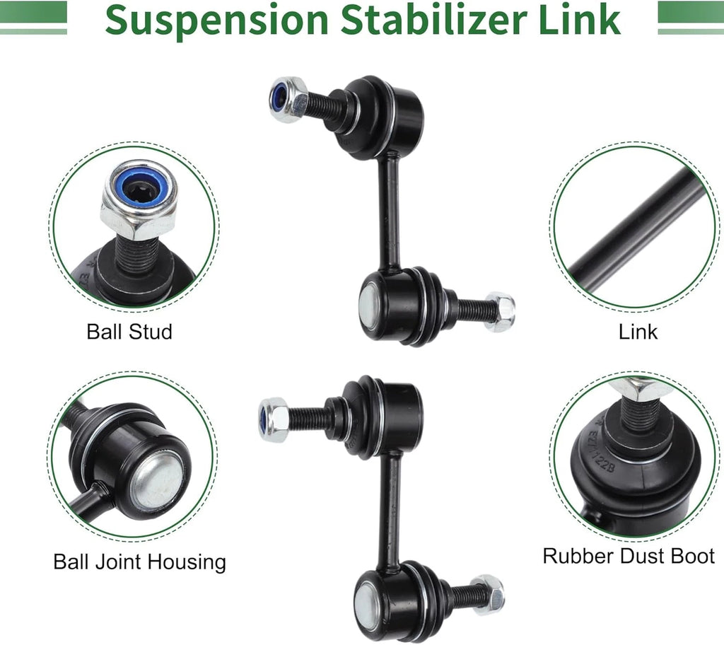 12pcs Control Arms Suspension Kit for Honda Accord (2008–2012)