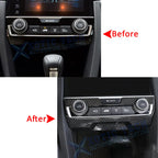 Carbon Fiber Texture Console AC Climate Control Frame Trim for Civic (2016-2021)