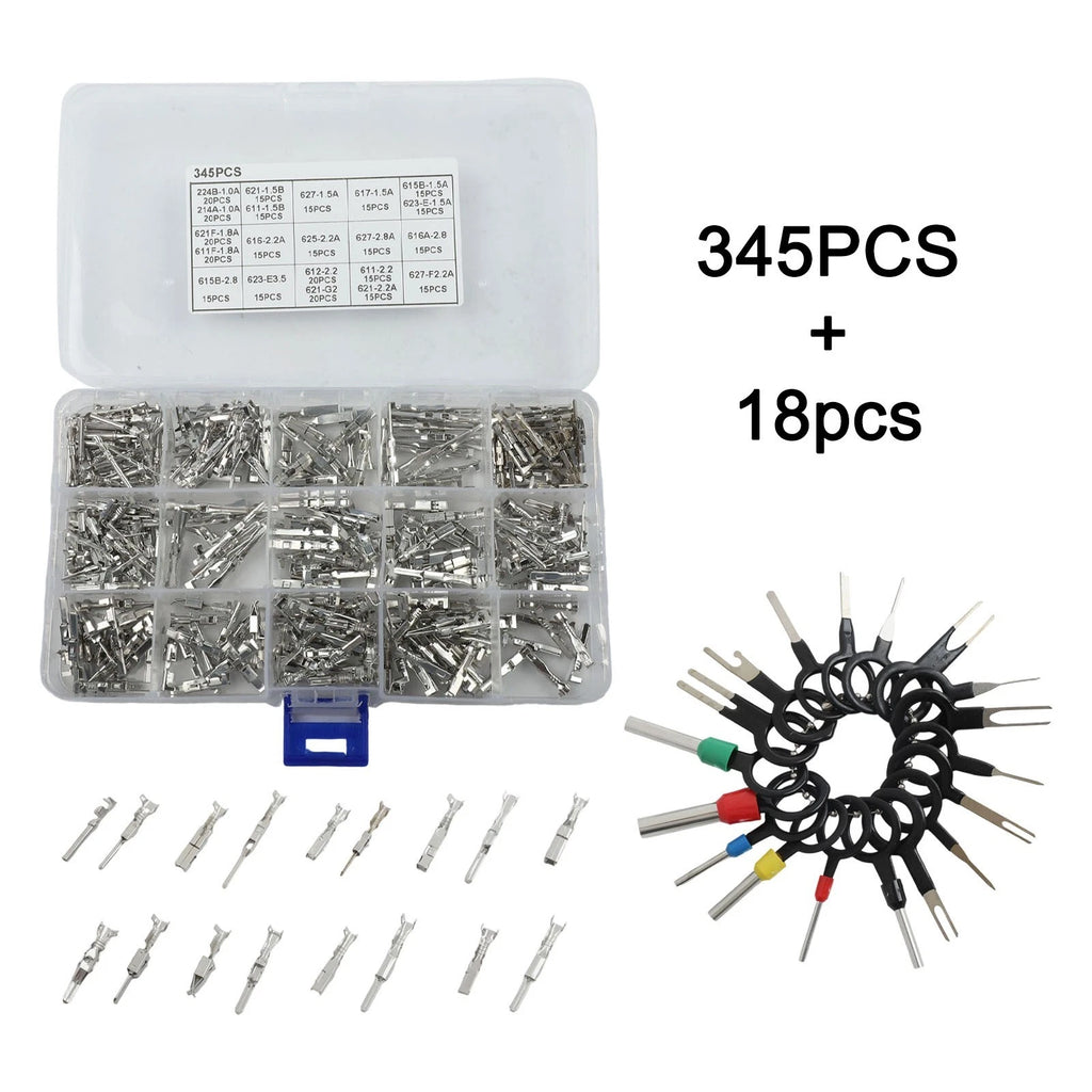 345 Terminal Pins Kit with Removal Tool for Quick Connections