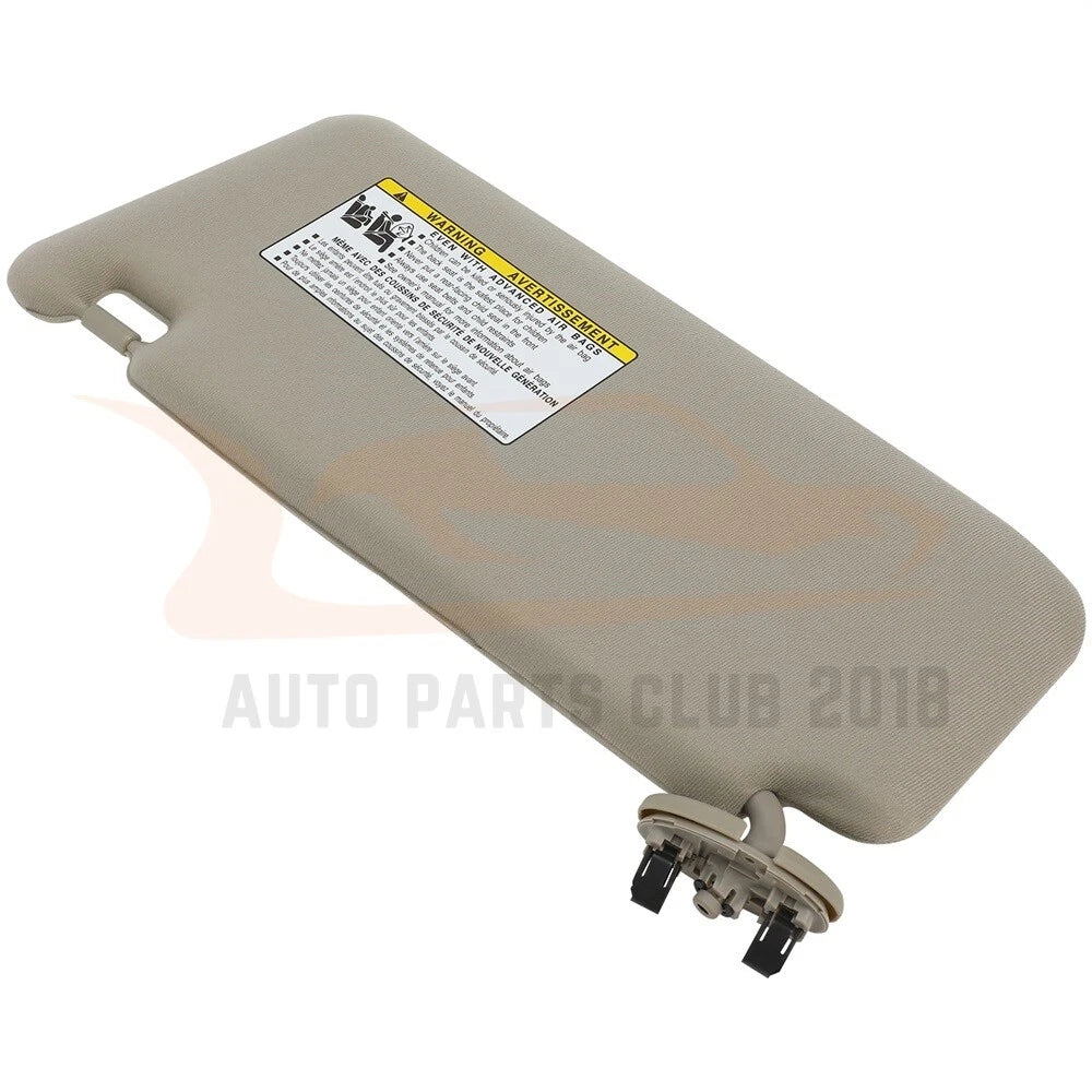 Right Side Sun Visor for Toyota Camry (2008) Tan Beige Color