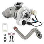 Turbocharger for Dodge Ram 3500 5.9L (2003–2009) w/ Oil Return Drain Line Tube