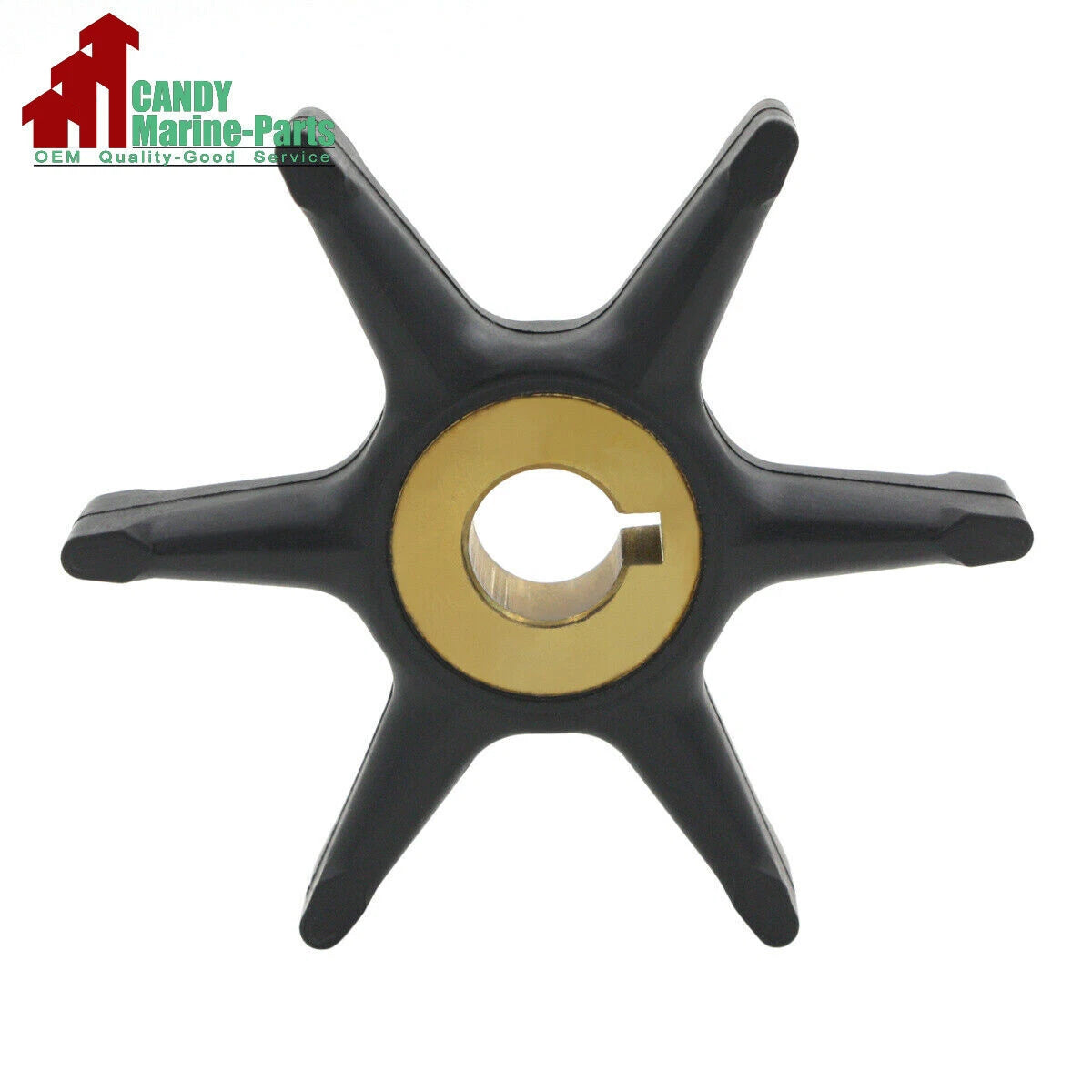 Water Pump Impeller for Johnson Evinrude OMC (277181, 434424, 18-3001, 500350)