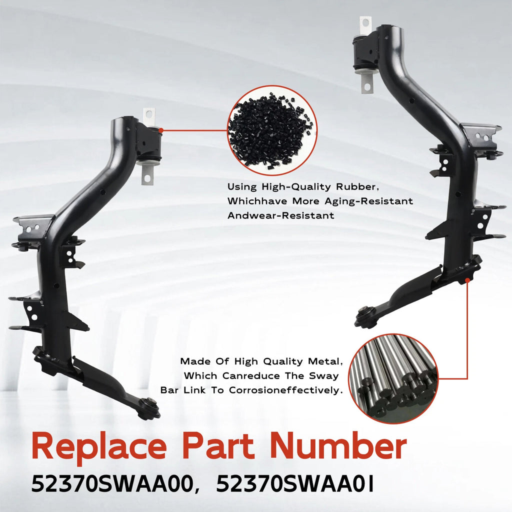 Pair Rear Suspension Trailing Arm w/Bushing for Honda CR-V (2007–2011)