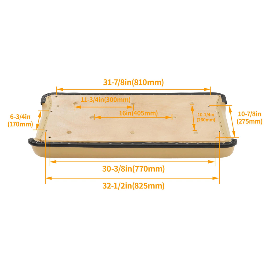 Front Seat Bottom Cushion for Club Car DS (2001-2012)