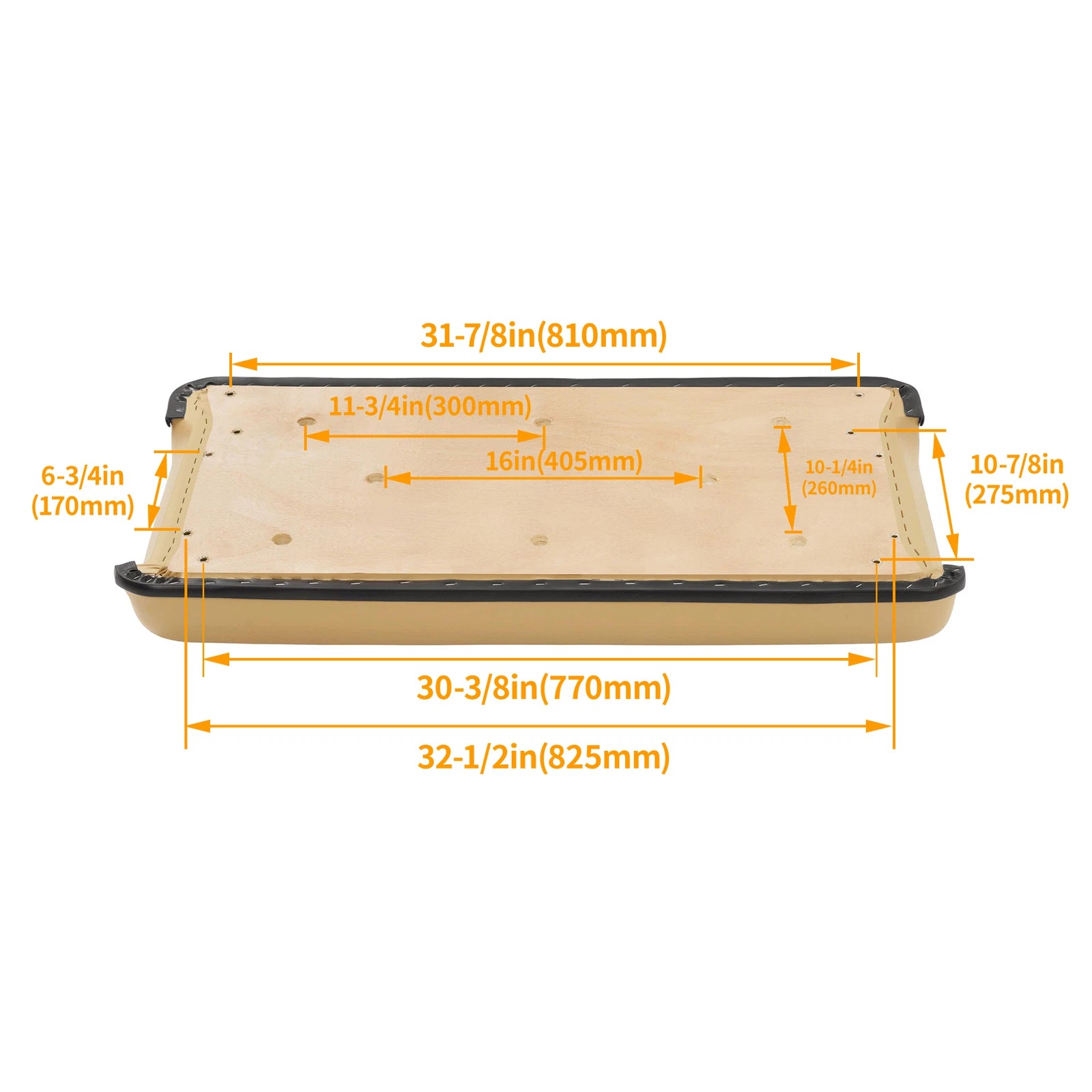 Front Seat Bottom Cushion for Club Car DS (2001-2012)