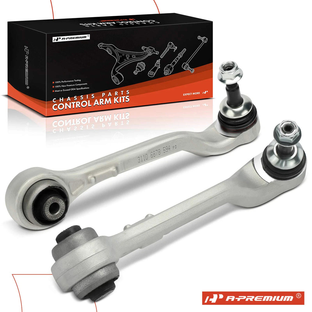 2X Front Lower Rearward Control Arms with Ball Joints for BMW 330i (2019–2021)