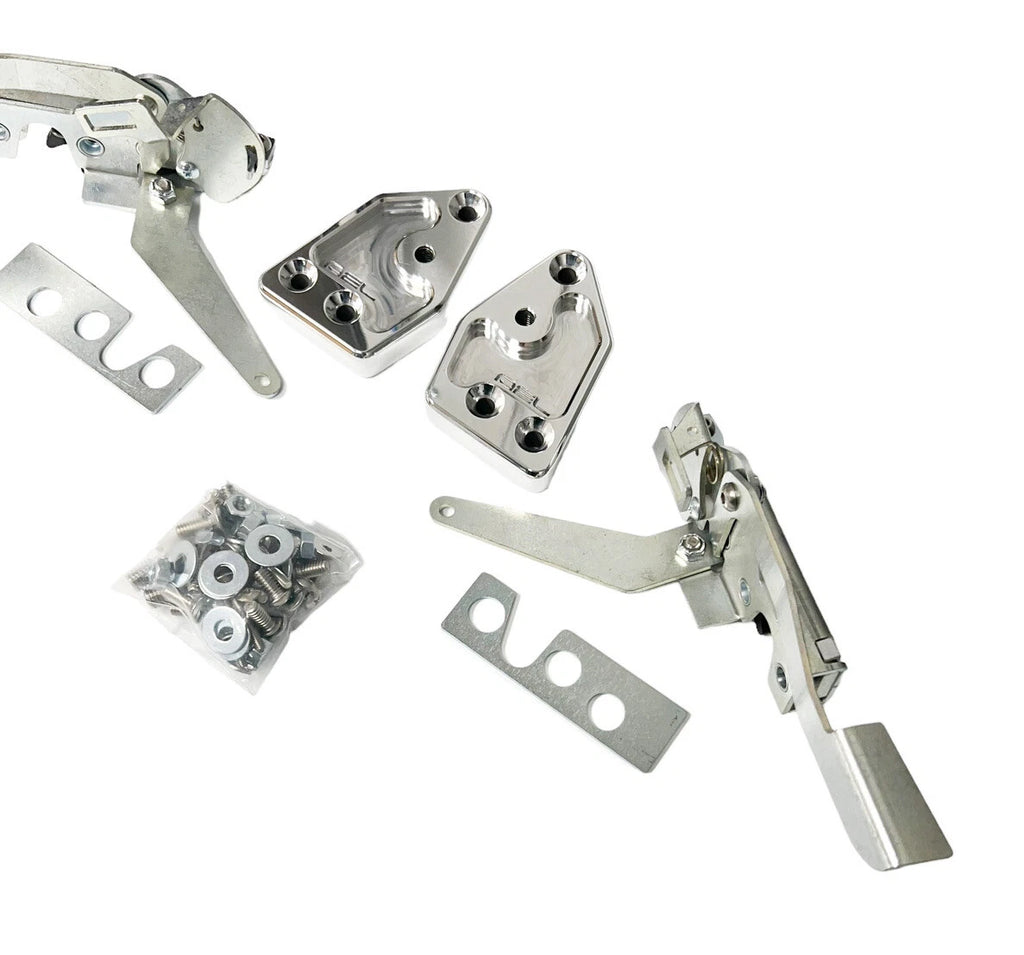 Door Latch Kit Bolt-In Bear Claw for 1957-1960 Ford Truck Stock Handles