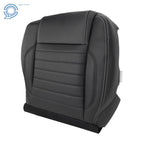 Leather Perforated Passenger Bottom Seat Cover for Ford Mustang GT (2010-2014)