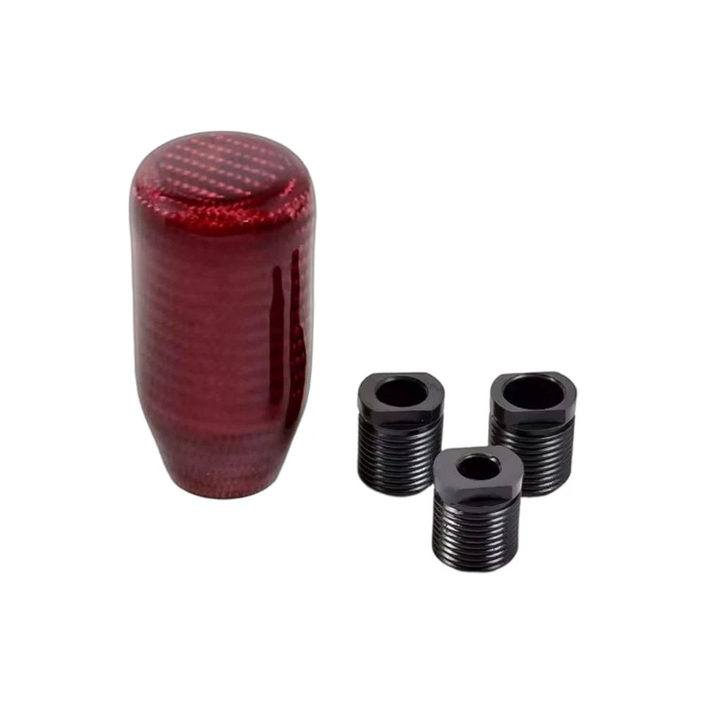 Carbon Fiber Gear Shift Knob for Universal Fit (Manual/Automatic)
