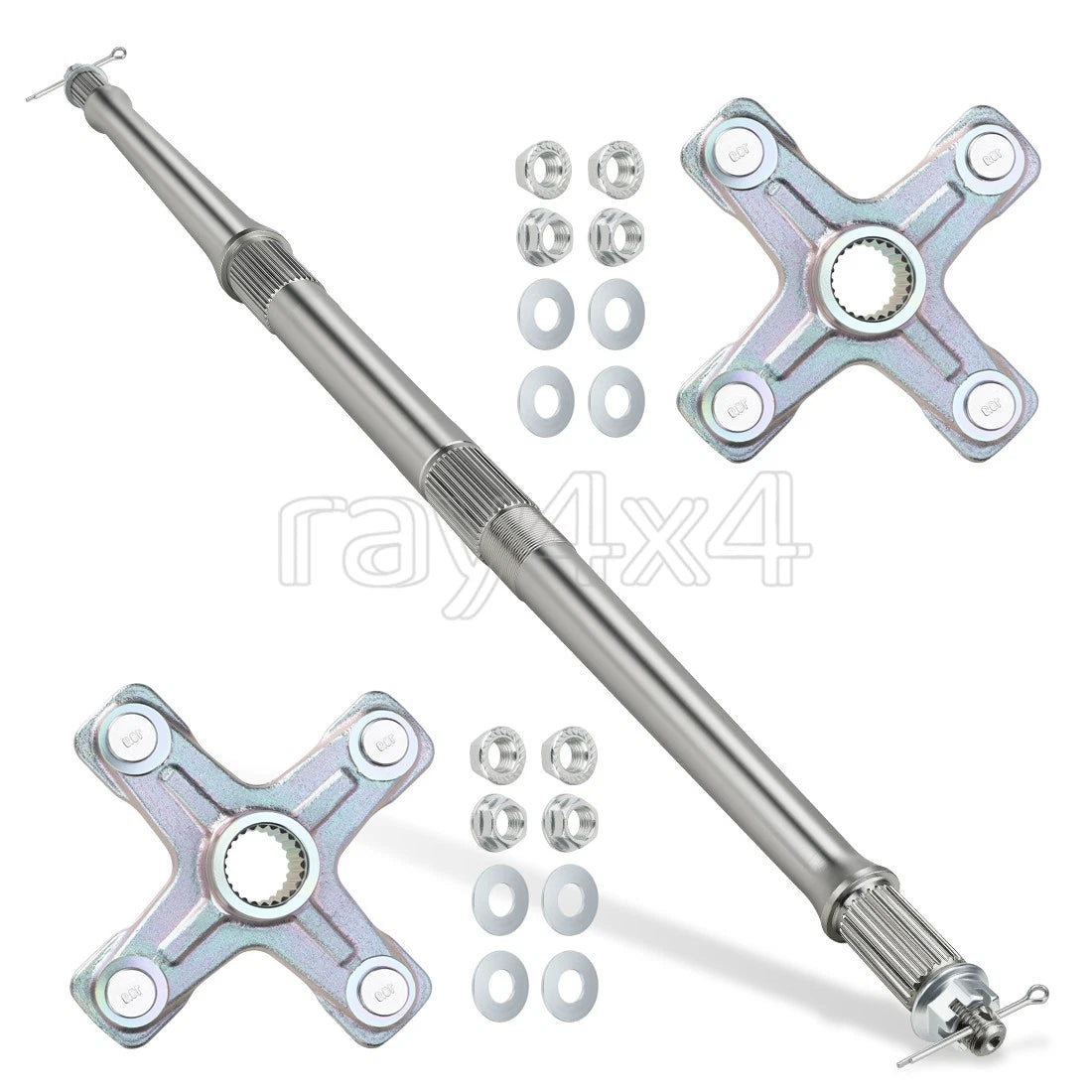 Rear Axle Shaft & Wheel Hubs Nut Kit for Yamaha YFZ350 Banshee (1987–2006)
