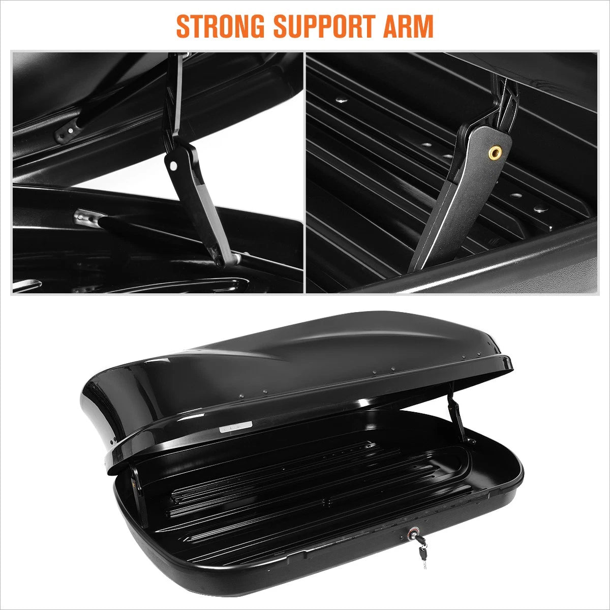 Adjustable Aluminum Cross Bar Roof Rack for Universal Fit (120cm)