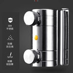 Stainless Steel Umbrella Stand Base for Fishing Boxes (Universal Fit)