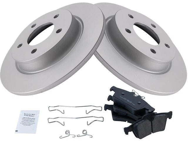 Rear Brake Pad and Rotor Kit for Mazda 3 2006–2013 (RV198BW)