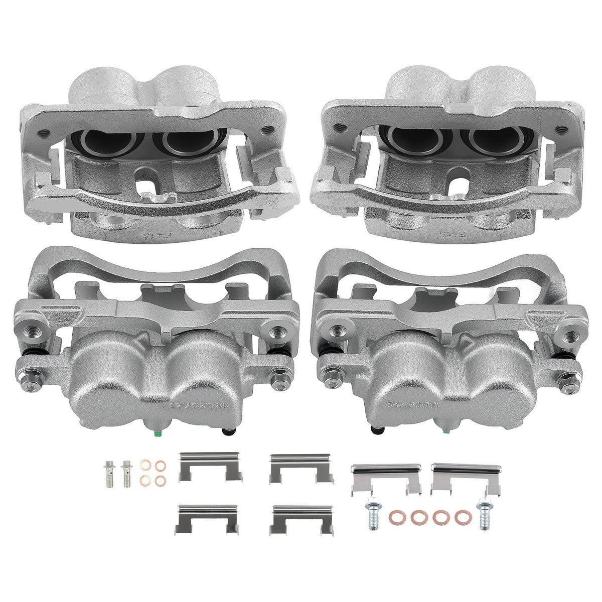 Front Rear Disc Brake Calipers with Bracket for Chevrolet Avalanche 2500 (2002–2006)