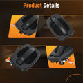 Exterior Door Handle Set of 2 for Chevrolet Suburban (1999–2006) Black