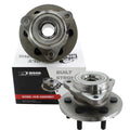 2pc Front Wheel Bearing Hub Assembly for Dodge 4WD ABS