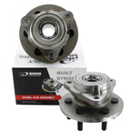 2pc Front Wheel Bearing Hub Assembly for Dodge 4WD ABS