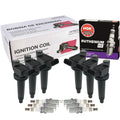 Set of 6 Ignition Coils & NGK RutheniumHX Spark Plugs for Lexus Toyota (1MZFE)