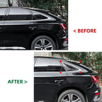 Rear Window Louver Shutter Trim for Audi Q5 (FY 2018–2023) Carbon Look